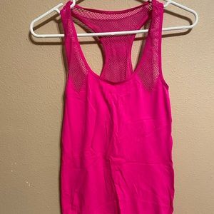 Fitted Pink Tank Top